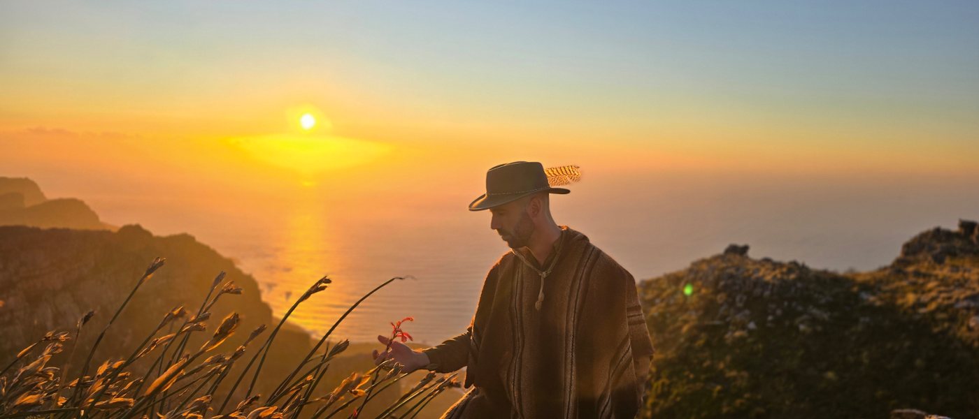 Andreas Aurorian outdoors at sunset